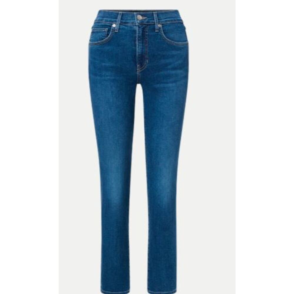 Veronica Beard Women's Carly Kick-Flare Jean Jeans Bright Blue NWT 248 Sz 24